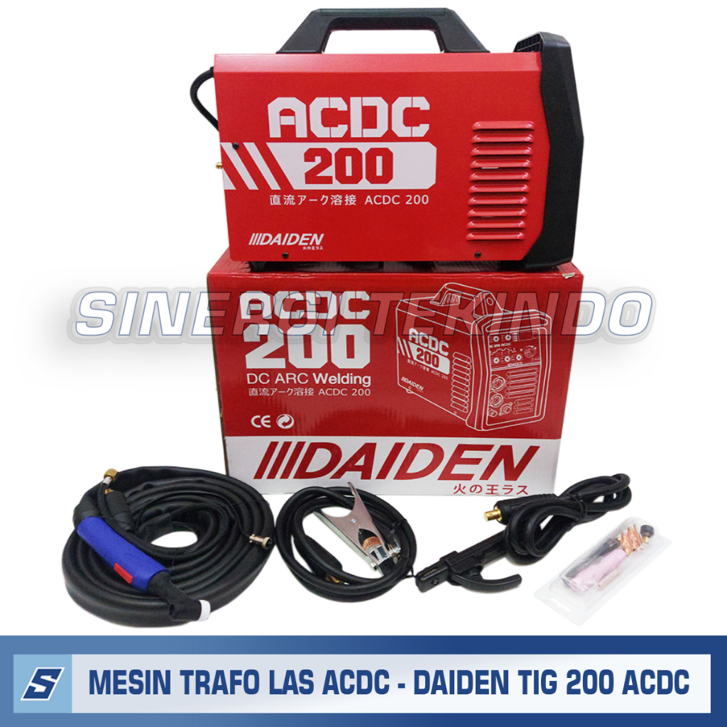 Mesin Las Trafo Las Argon TIG AC/DC - DAIDEN Travo ACDC TIG 200 AC DC