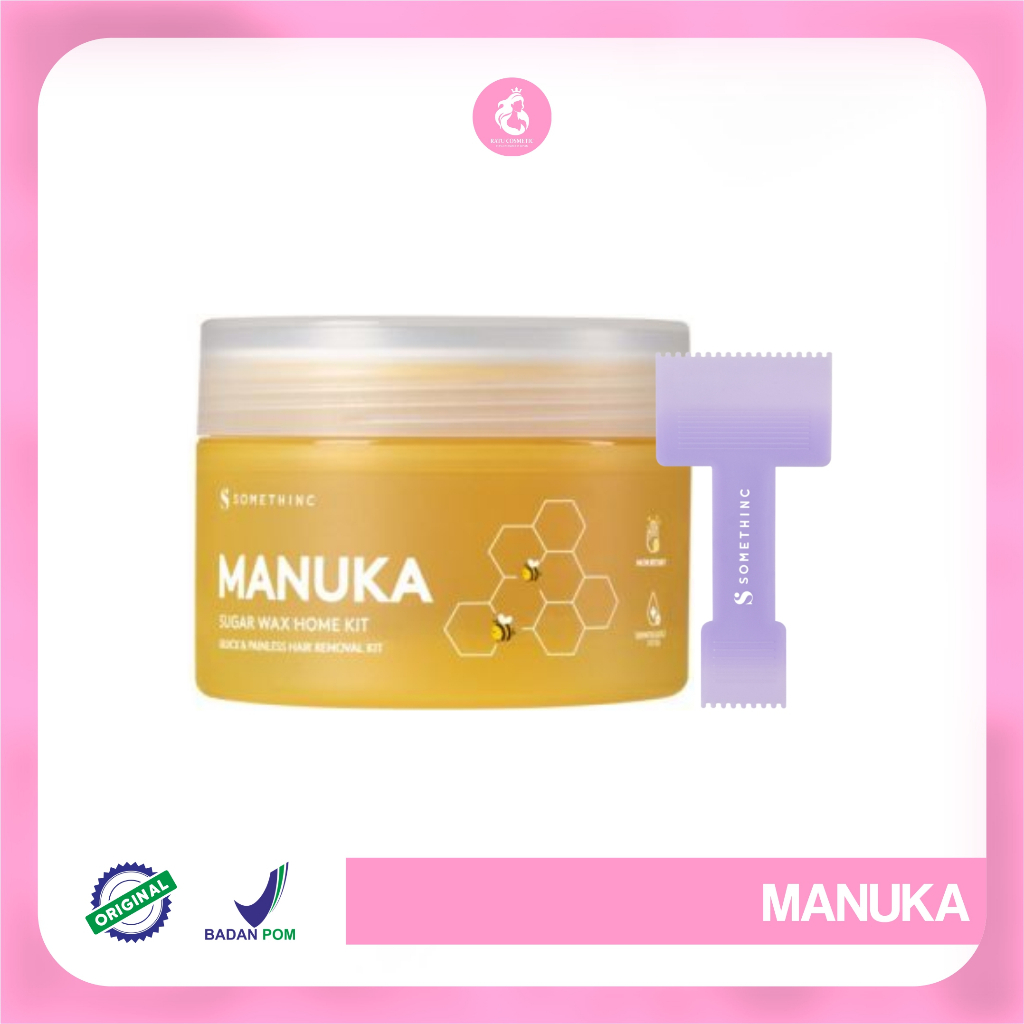 SOMETHINC Manuka Sugar Wax Home Kit (Waxing Natural untuk Tubuh) 200gr