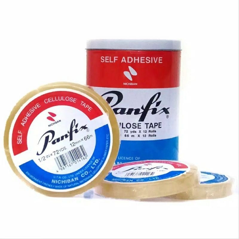 

Selotip Panfix 1/2in x 72yds Self Adhesive Cellulose Tape (1 Pcs)