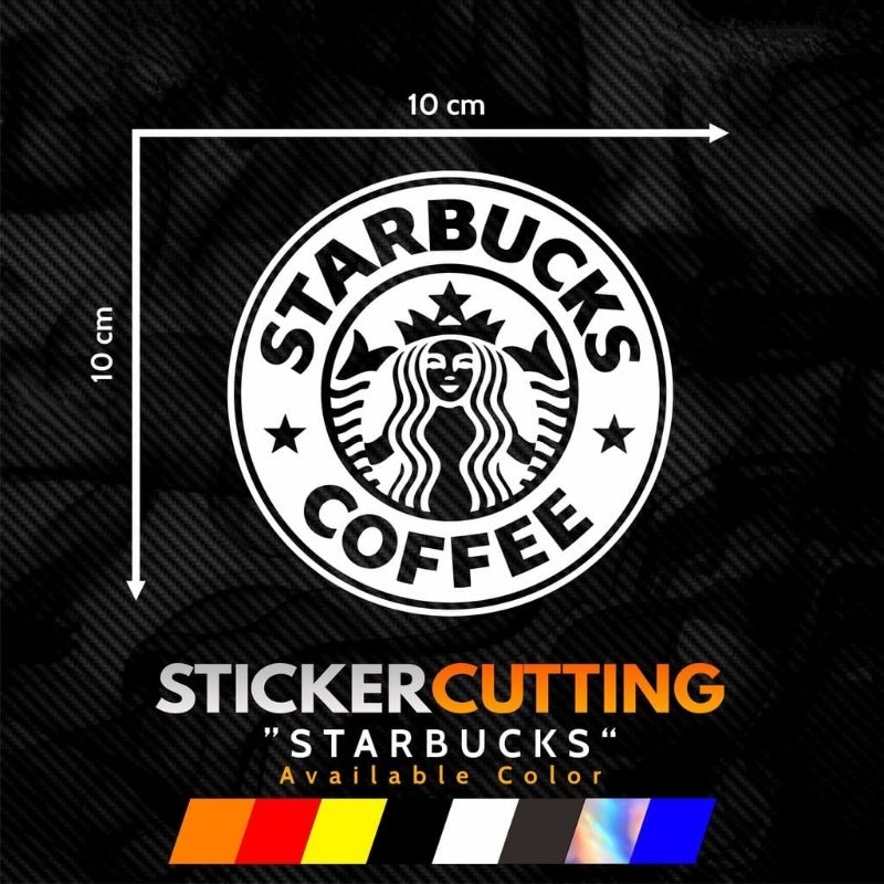 

STICKER STICKER CUTTING LOGO STARBUCK