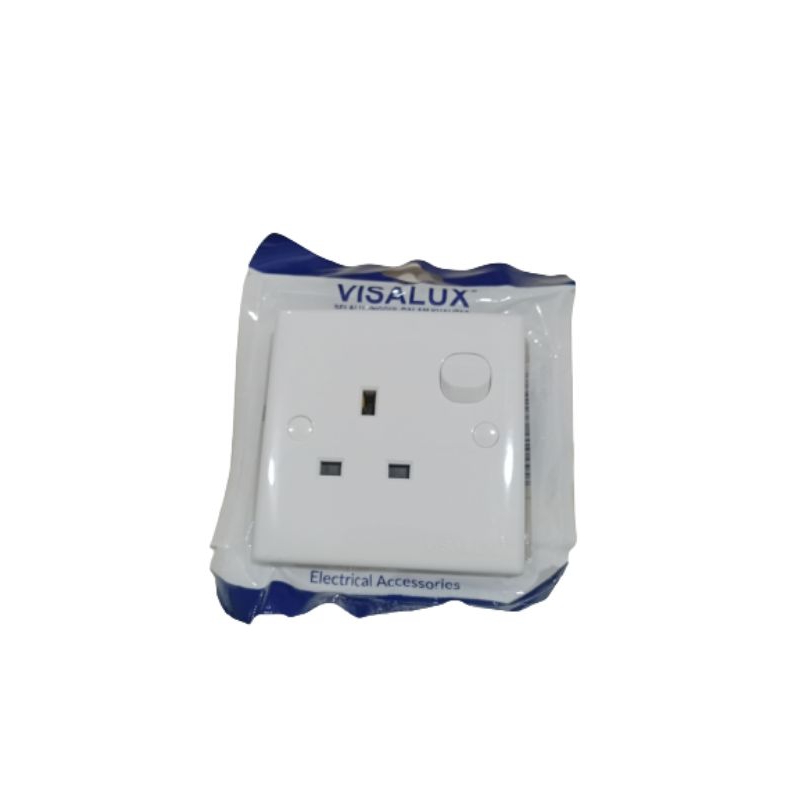 Stop kontak ac Saklar Visalux VSE3113A / Stop Kontak AC Switch / stop Kontak 3 kaki / stop kontak ac