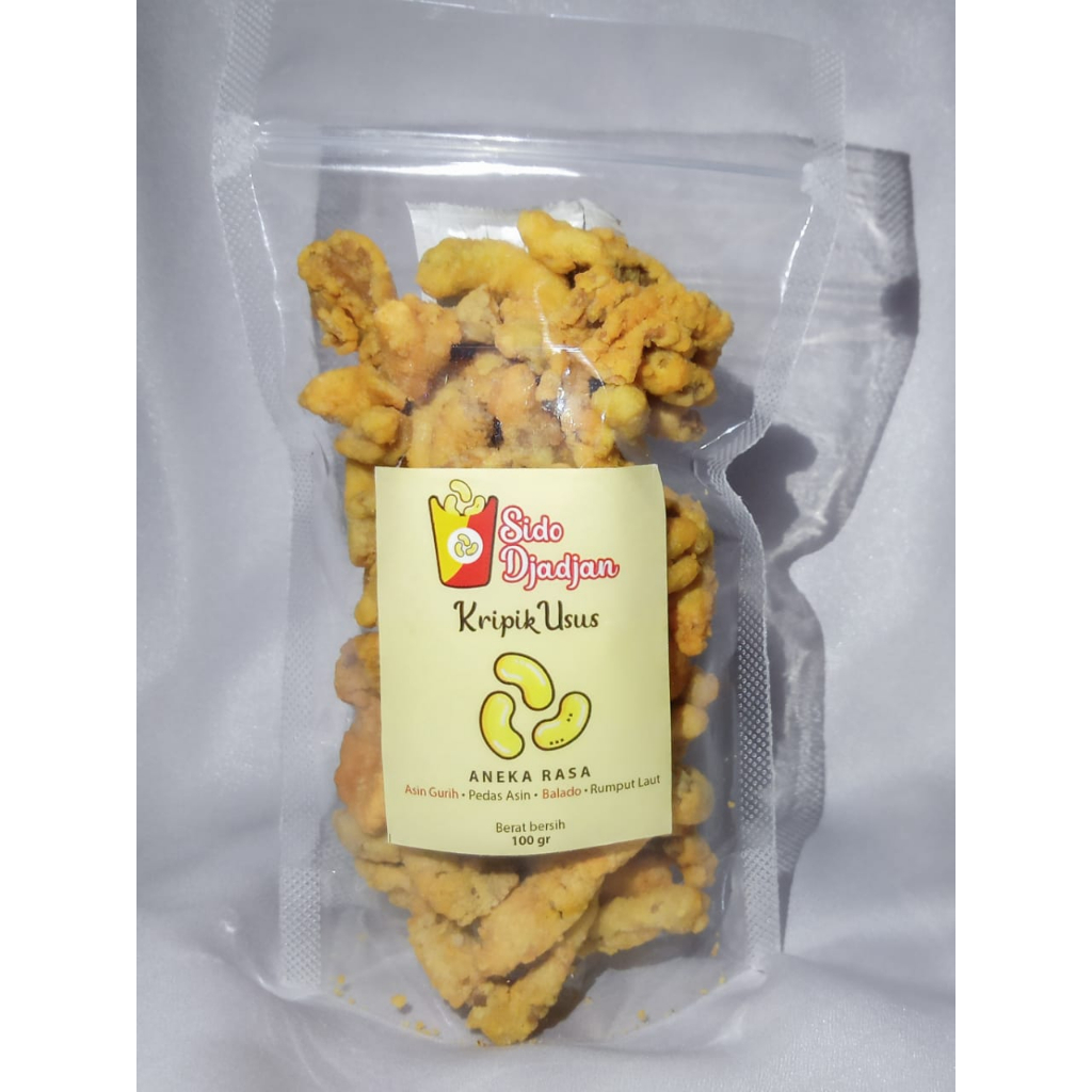 

KRIPIK USUS Bumbu Khas SidoDjadjan Original