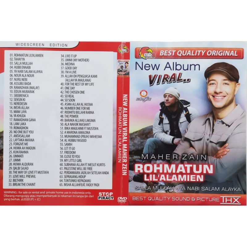 KASET vcd mp5 album terbaru maher zain