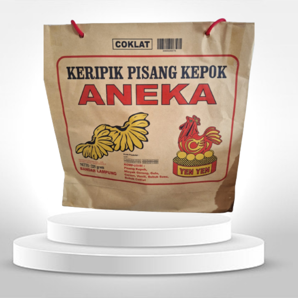 

Keripik Pisang Coklat Aneka Yen-Yen 225gr Asli Lampung