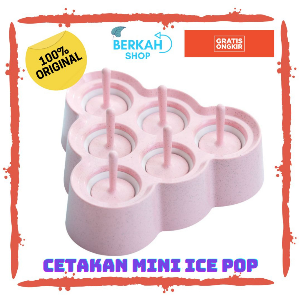 Mini Ice Pop Mold / Cetakan Silikon Popsicle Es Krim Loli Bola Mini - RECTANGLE Limited