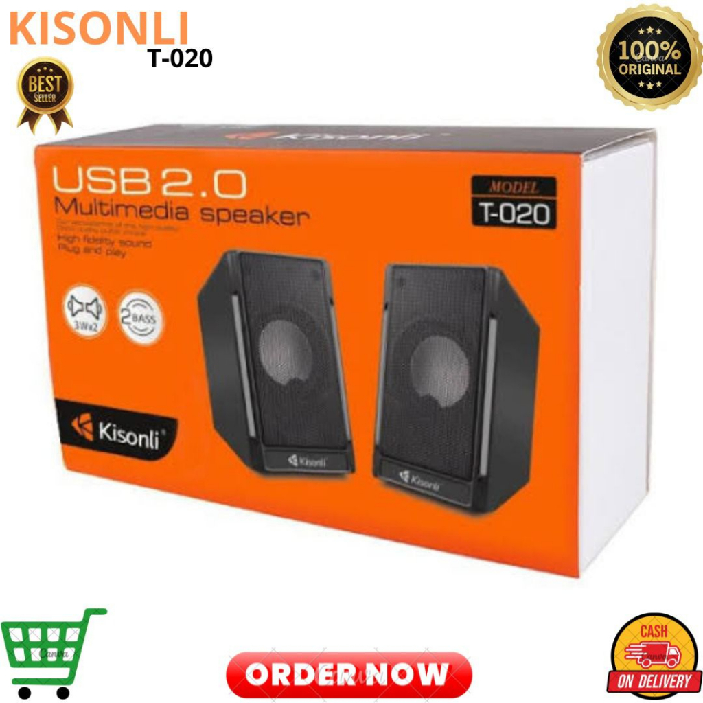 SPEAKER SPEKER SPIKER LAPTOP PC KOMPUTER KISONLI T-020