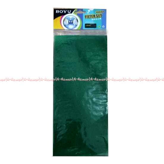 Boyu Filter Set Aquarium Spons Penyaring Filters Akuarium High Bio Hijau Mudah Digunakan Green Biogr