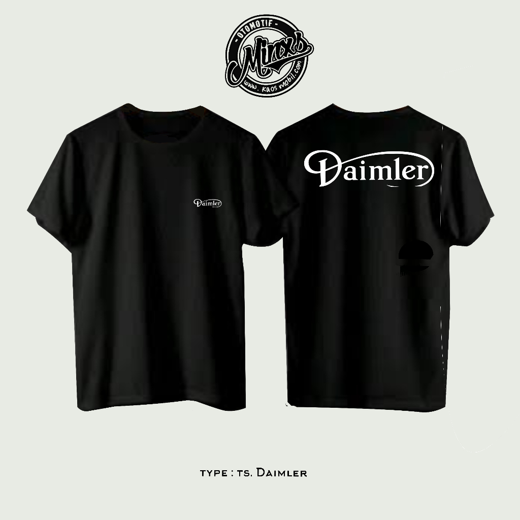 KAOS TSHIRT OTOMOTIF DAIMLER- BAJU OTOMOTIF-BAJU MOBIL-BAJU DISTRO-BAJU KUALITAS PREMIUM-KAOS DISTRO