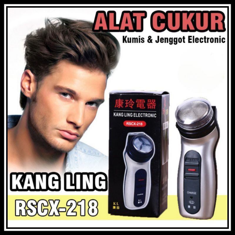 Mesin Cukur Jenggot Kumis Elektrik Shaver Kang Ling RSCX-218 Alat Simpel Praktis Travel