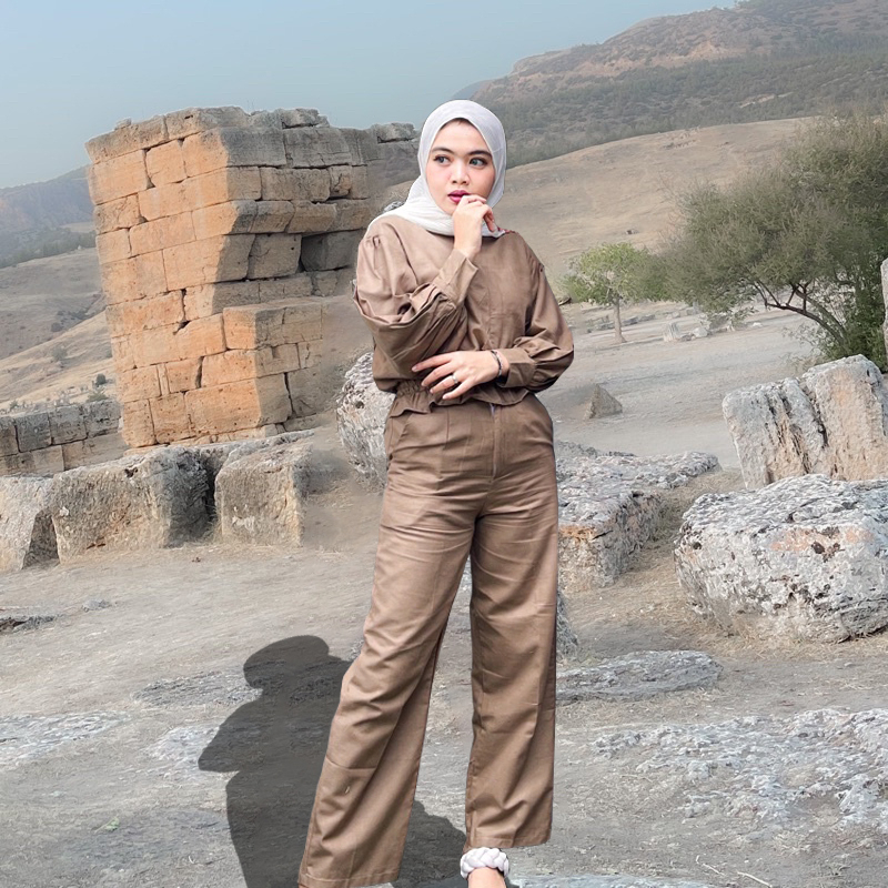 Baju One Set Wanita Lilo Linen