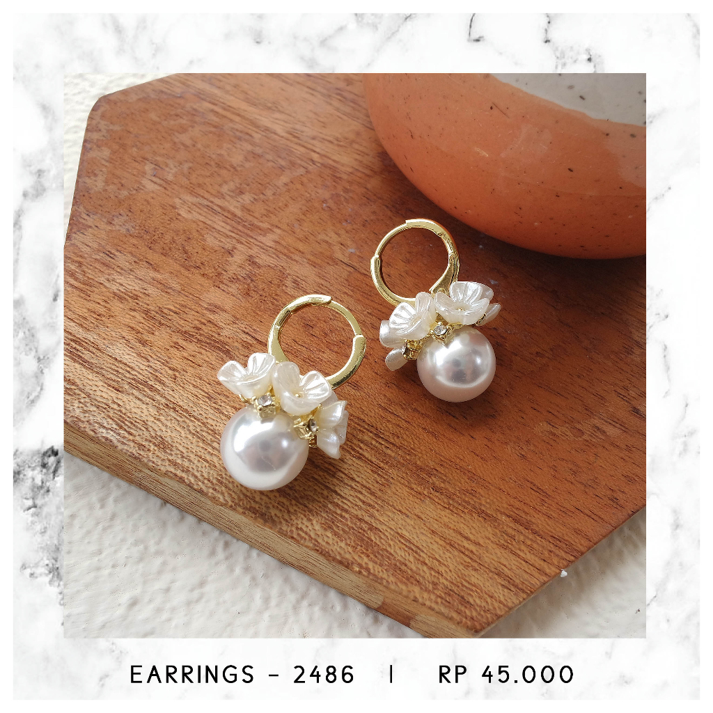 ANTING BUNGA MUTIARA - 2486