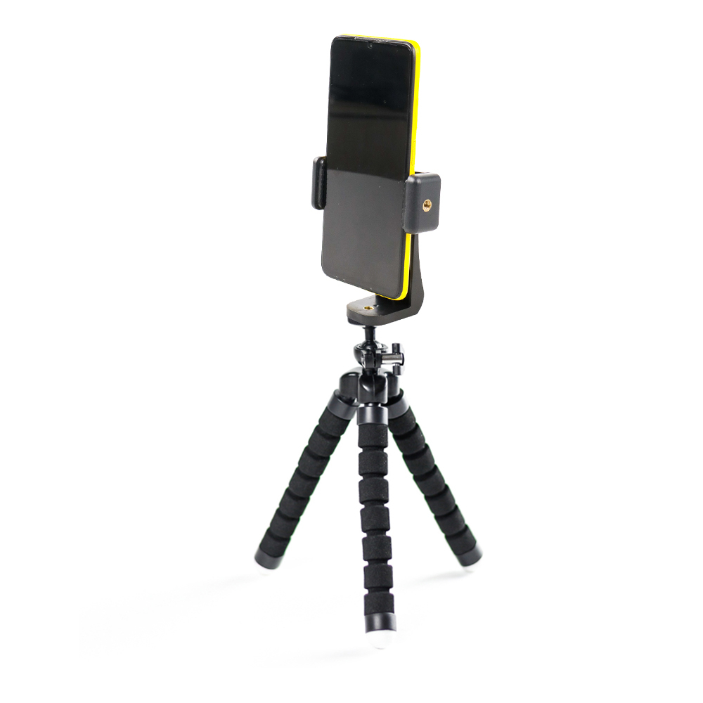 AIEACH Smartphone Clip Bracket Holder Mount Tripod Monopod - F360 - Black