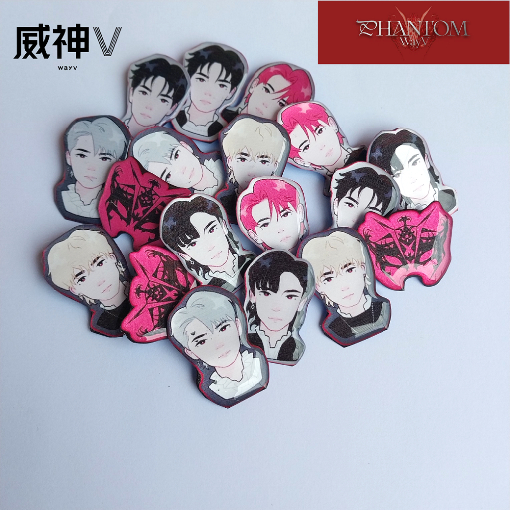 BROS WAYV PHANTOM PIN SET ISI 6 PCS