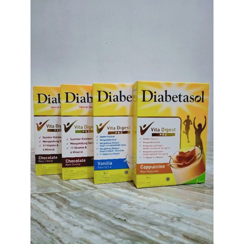 

Diabetasol 170gr Rasa Vanila/Coklat/Capucino