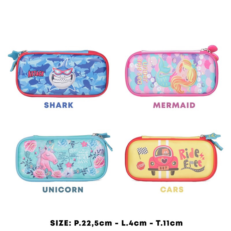 

Kotak Pensil Branded Anak - PENCIL CASE 4 TIPE