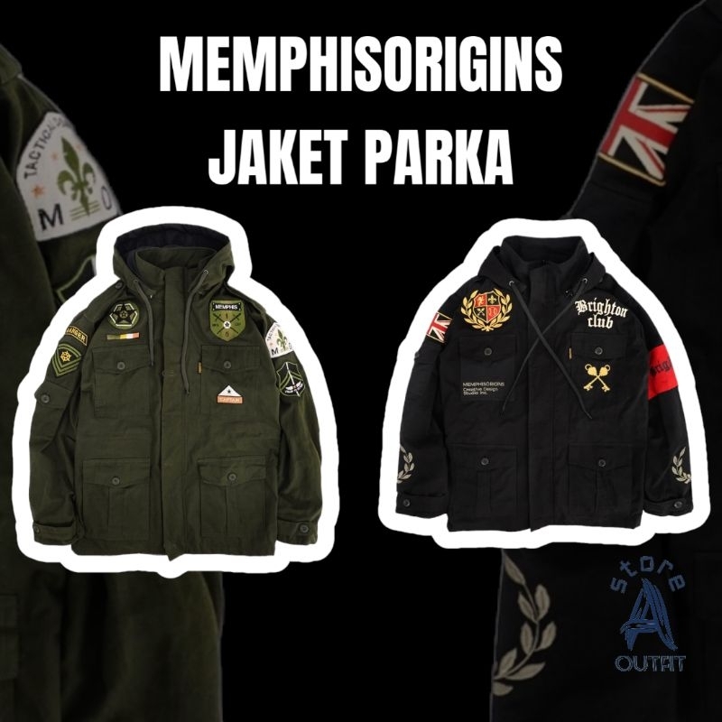 MEMPHISORIGINS JAKET PARKA TACTICAL/BRIGHTON
