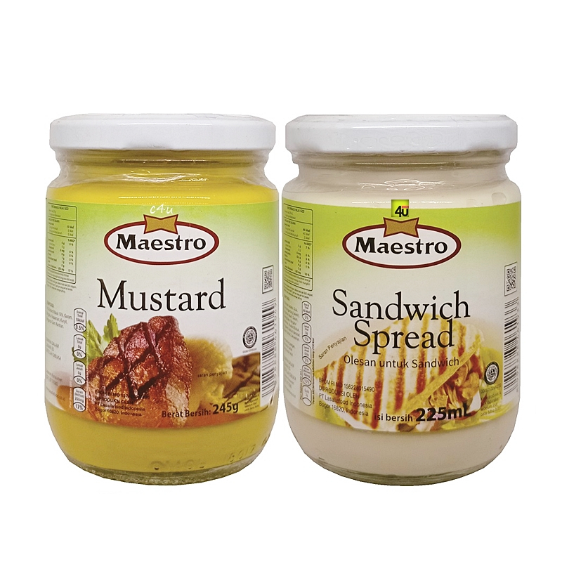 

Maestro - Mustard & Sandwich Spread - Kemasan JAR