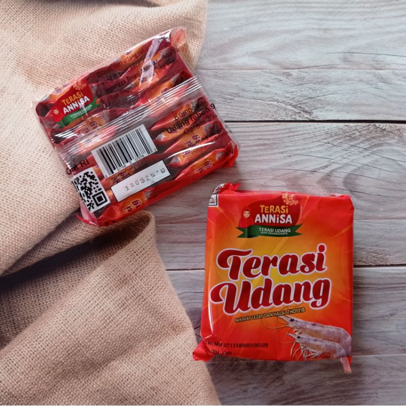 

Terasi Annisa 1 Pack (Udang Rebon 97%, Garam 3%)