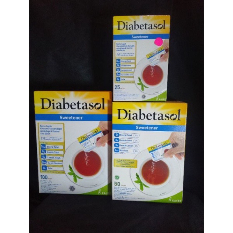 

DIABETASOL SWEETENER 100 SACHET X 1 gr