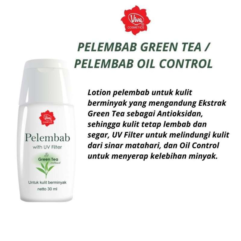 Viva Pelembab Bengkoang | Green Tea | Under Makeup - 30mL