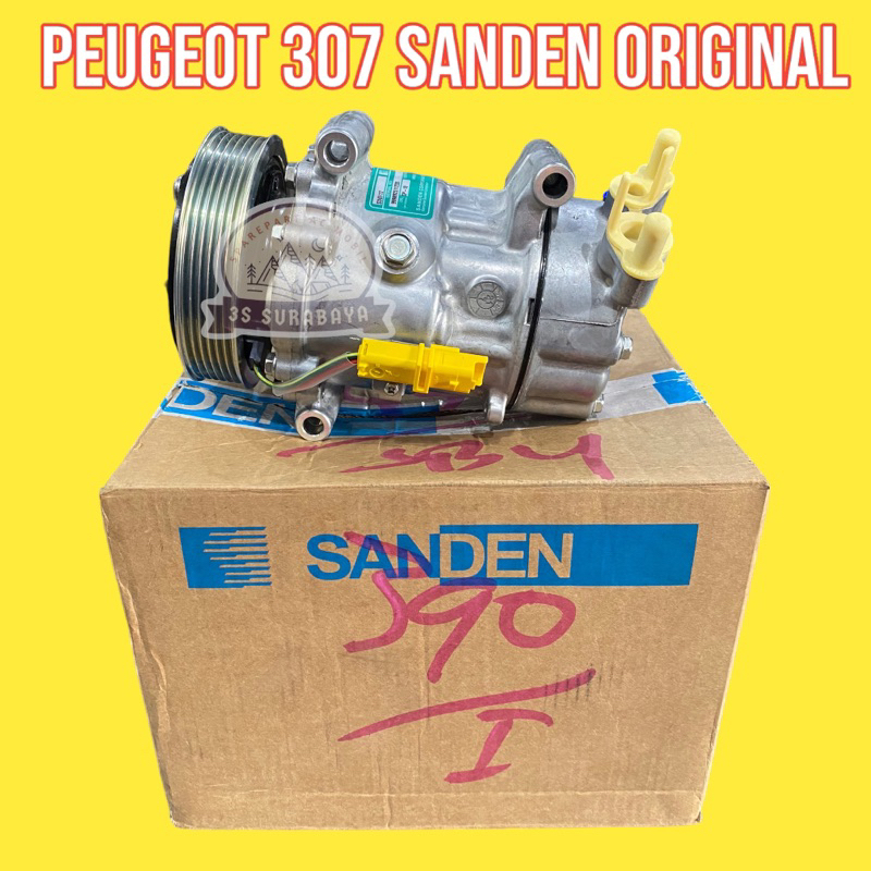 Kompresor Peugeot 307 Sanden Original Asli Ac Mobil