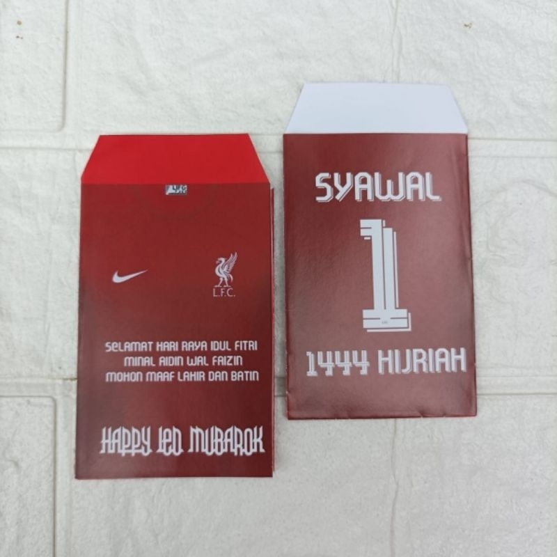 

amplop angpao lebaran motif liverpoolll
