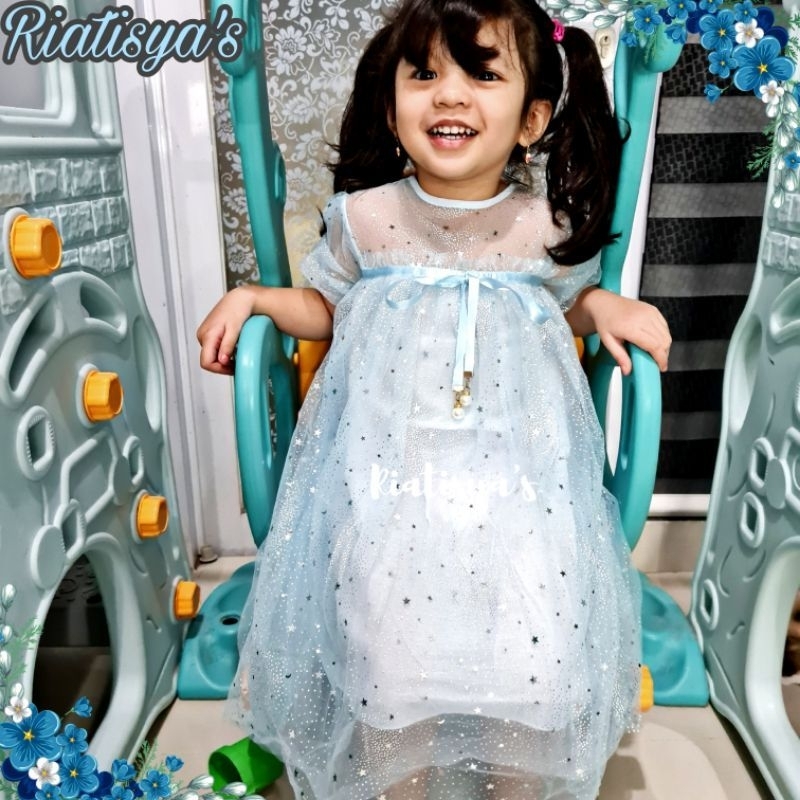 Baju Dress Pesta Ultah Anak Perempuan Import