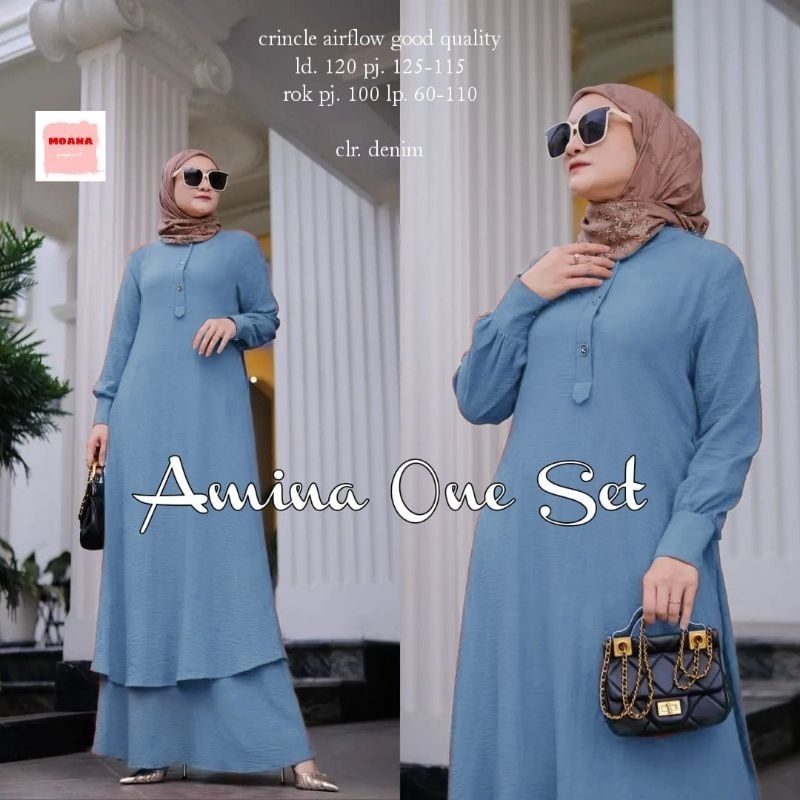dress amina set one amina one set amina maxy amina one dress