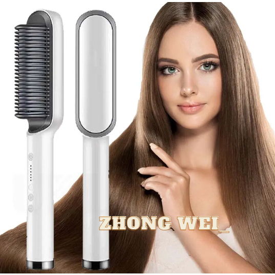 Sisir Catokan Sisir Pelurus Rambut Catok Rambut 2 in 1