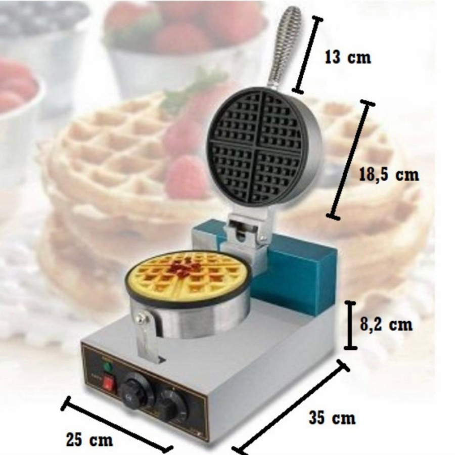 WAFFLE MAKER LISTRIK MESIN PEMBUAT WAFFLE