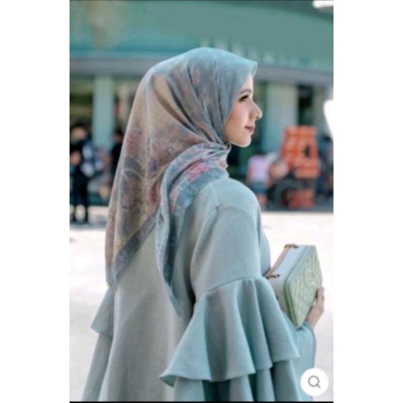 Buttonscarves x Disney The Dream Park Jade preloved satin