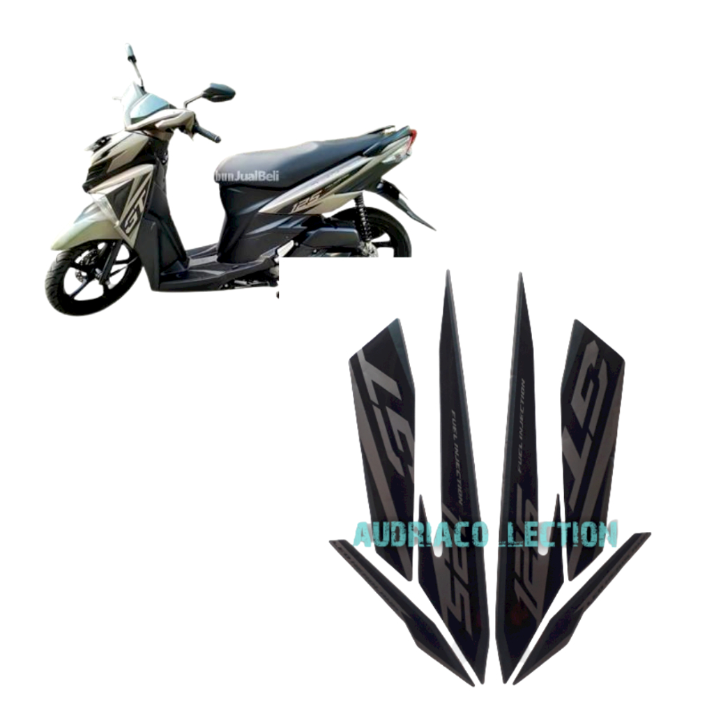 Stiker Striping Motor Yamaha Mio Soul GT 125 2016 darkgold