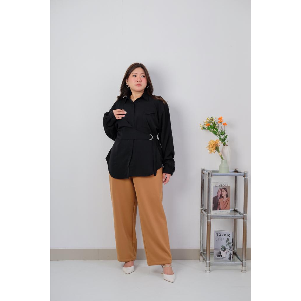 Bigwell Akira Blouse Atasan Wanita Bigsize Plussize Jumbo