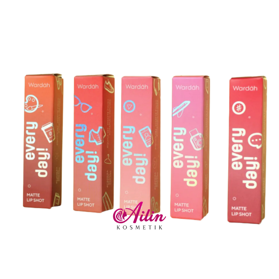 WARDAH Everyday Matte Lip Shot | Lip Cream Matte by AILIN