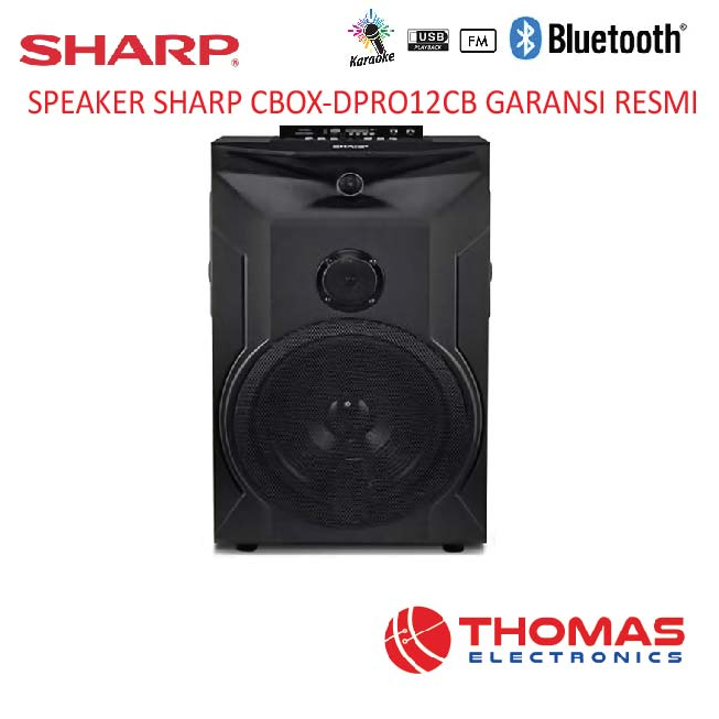 SPEAKER SHARP CBOX DPRO12CB / CBOX DPRO 12CB / CBOX DPRO 12 CB GARANSI RESMI