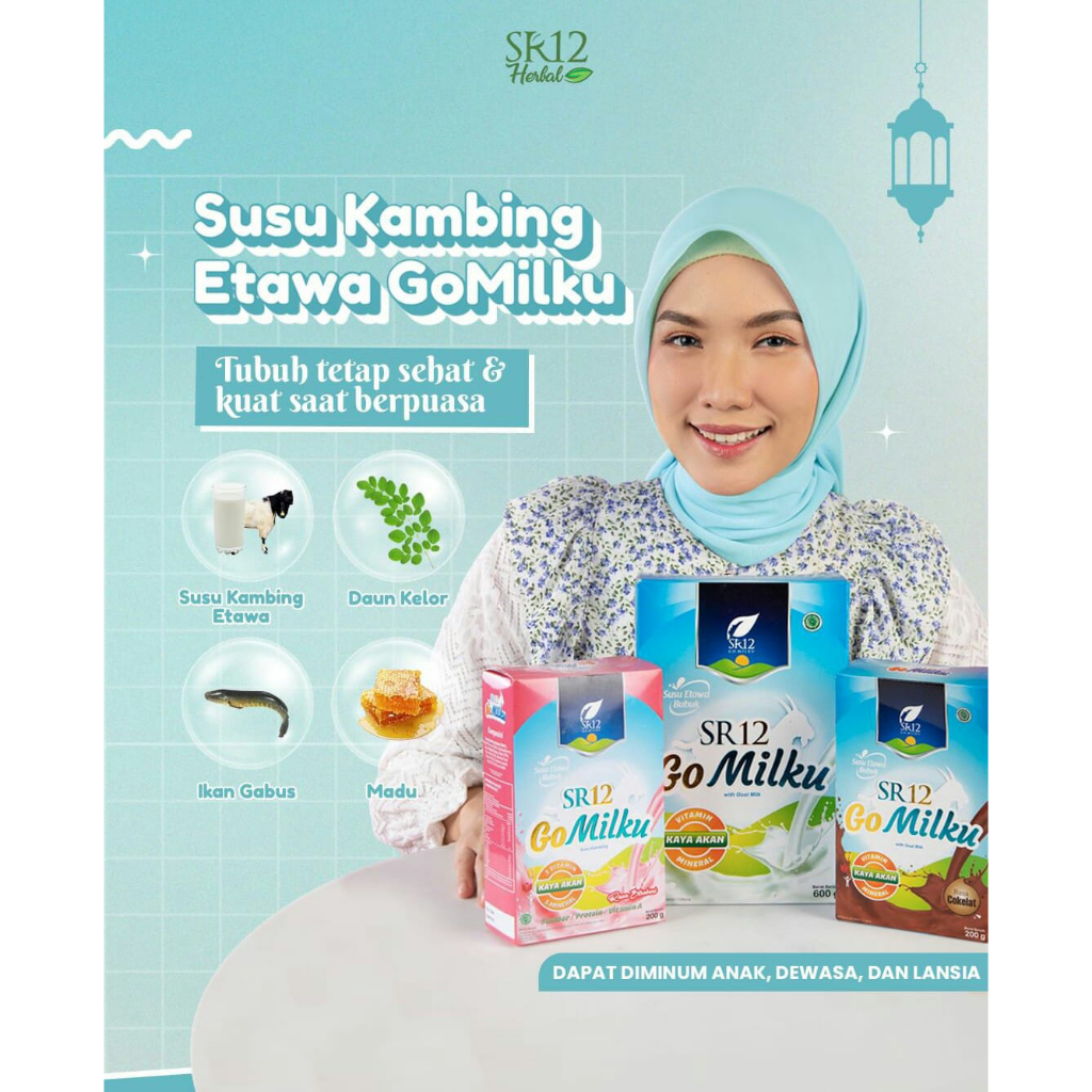 

Susu kambing go milku SR12 | susu kambing sehat etawa SR12 COD Purwokerto