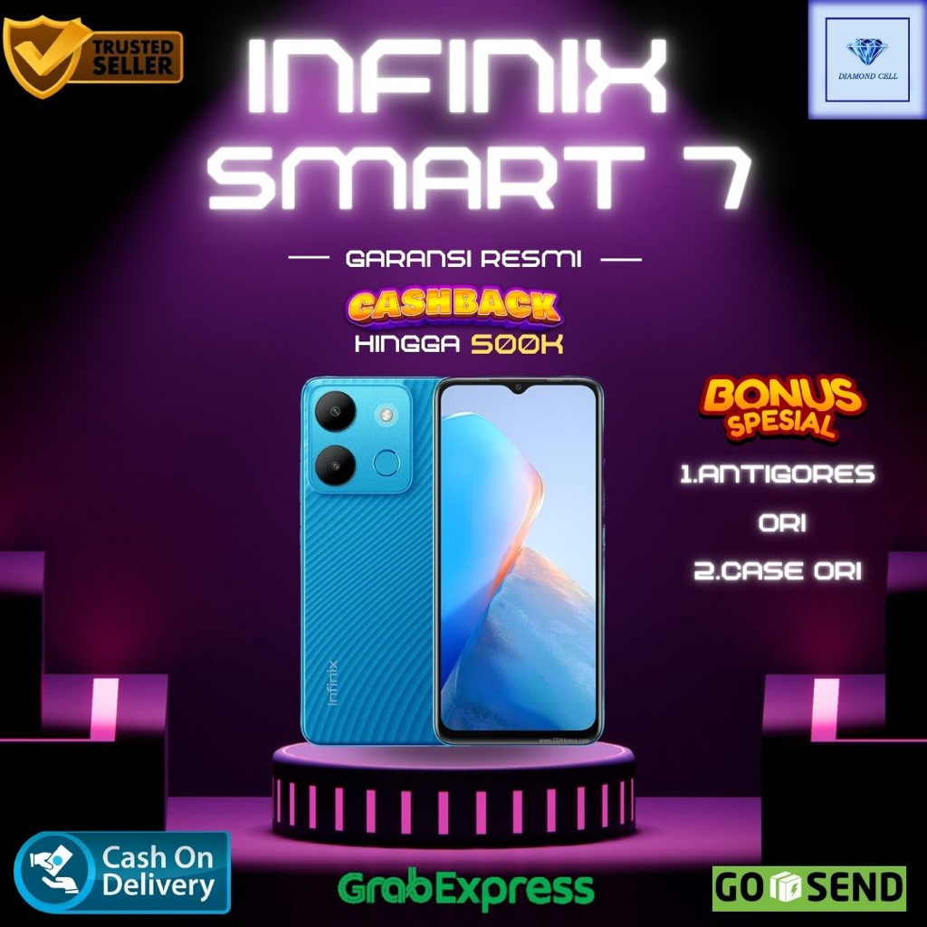 INFINIX SMART 7 RAM 3GB+64GB GARANSI RESMI