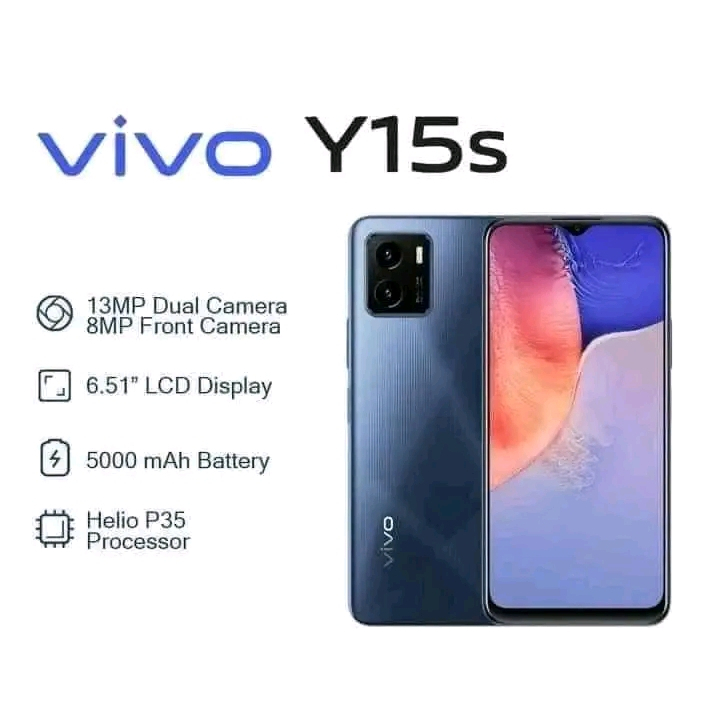 Vivo Y15S Ram 3 32 nominus masih mulus fullshet second rasa baru