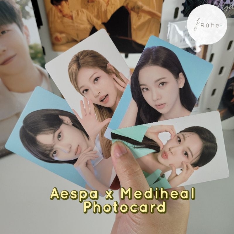 PHOTOCARD AESPA X MEDIHEAL PC WINTER KARINA NINGNING GISELLE
