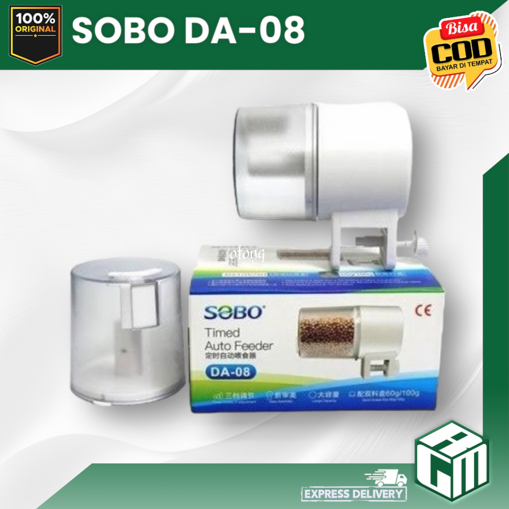 SOBO DA08 DA 08 auto feeder otomatis tempat pemberi makan ikan