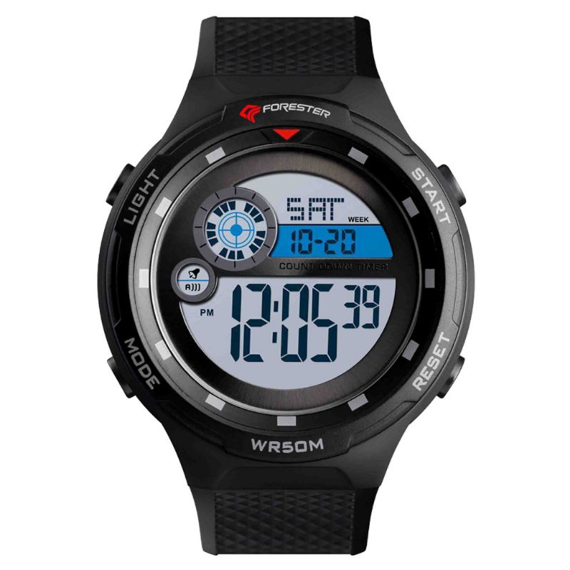 Jam Tangan Digital Pria JTF 2030 FORESTER Original - Jam Tangan Digital Pria Anti Air Forester