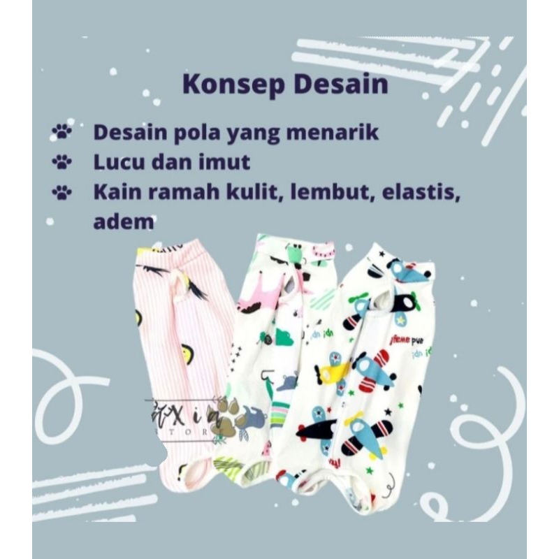 RK Baju Steril Anjing & Kucing Betina - Recovery Pasca Oprasi