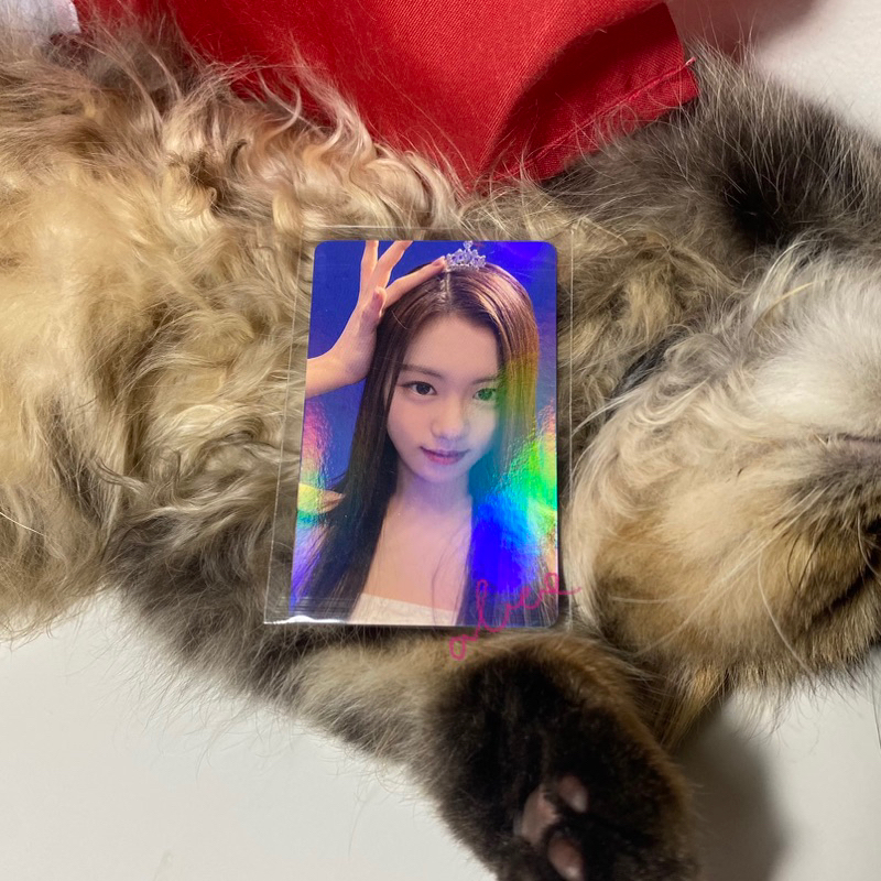 BOOKED OFFICIAL Photocard PC Lesserafim Kim Garam Weverse WV Holo Black Petrol