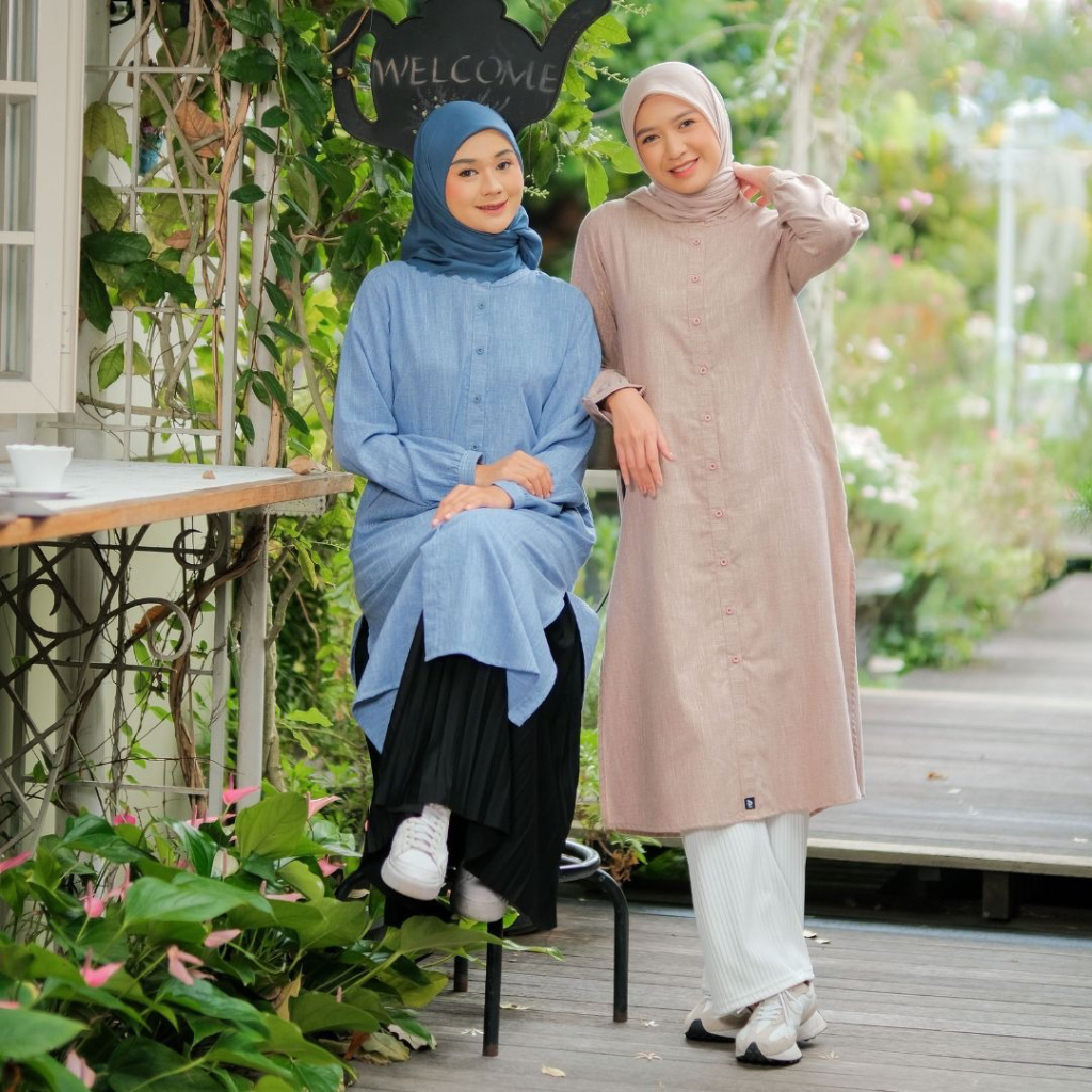 BIG PROMO Nara Long Tunik Long Tunik Tunik Wanita Baju Tunik Wanita Muslim
