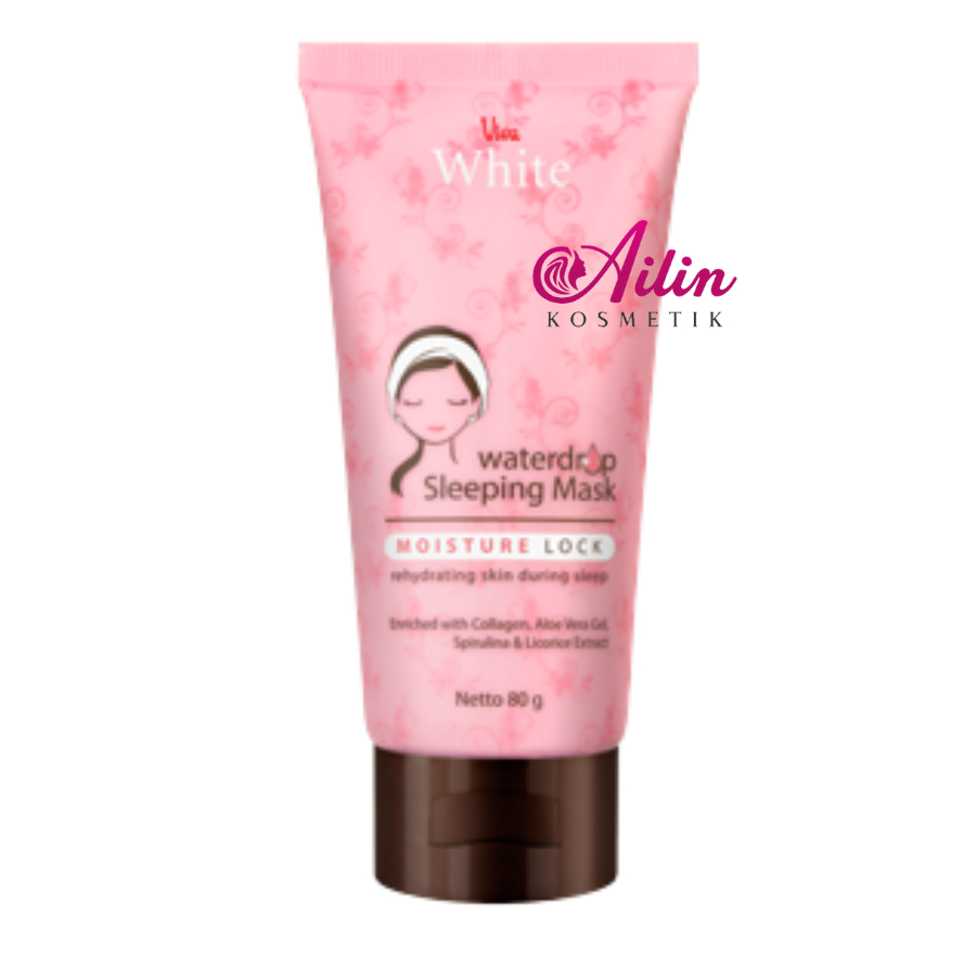 VIVA Waterdrop Sleeping Mask 80gr / Whitening Mask Masker Wajah BPOM BY AILIN