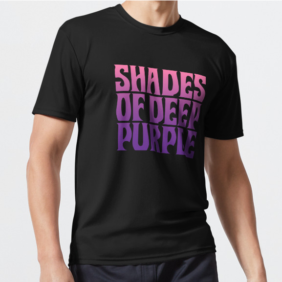 Kaos Shades of Deep Purple Baju Unisex Tshirt Band Rock Metal