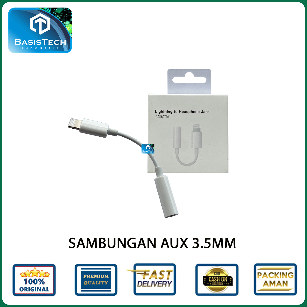 SAMBUNGAN AUDIO JACK 3.5MM - BASISTECH ORIGINAL QUALITY