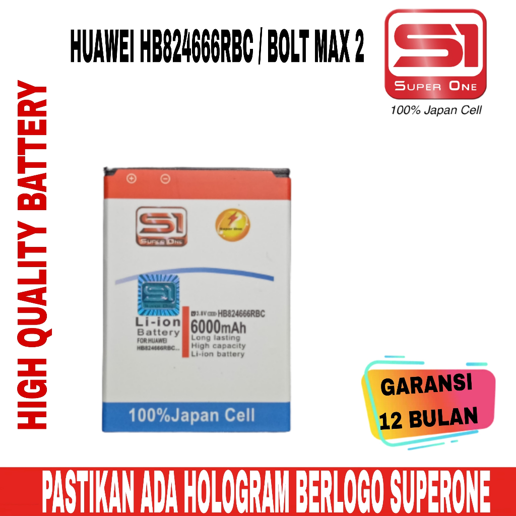 SuperOne - HB824666RBC Huawei Bolt Max 2 / E5577 / E5673 / E5573  Batre Batrai Baterai