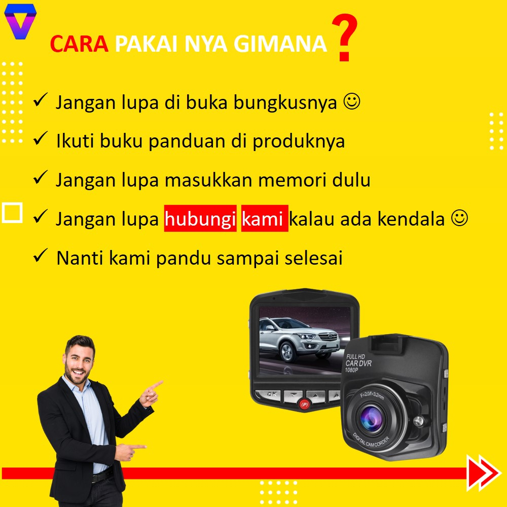 CCTV MOBIL DEPAN KAMERA DASH CAM DASHBOARD MOBIL MODE MALAM CAMERA DASHCAM DVR JS191