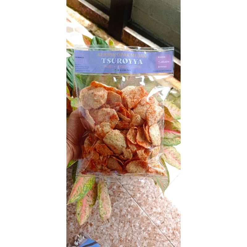 

keripik opak medan/mentega rasa balado